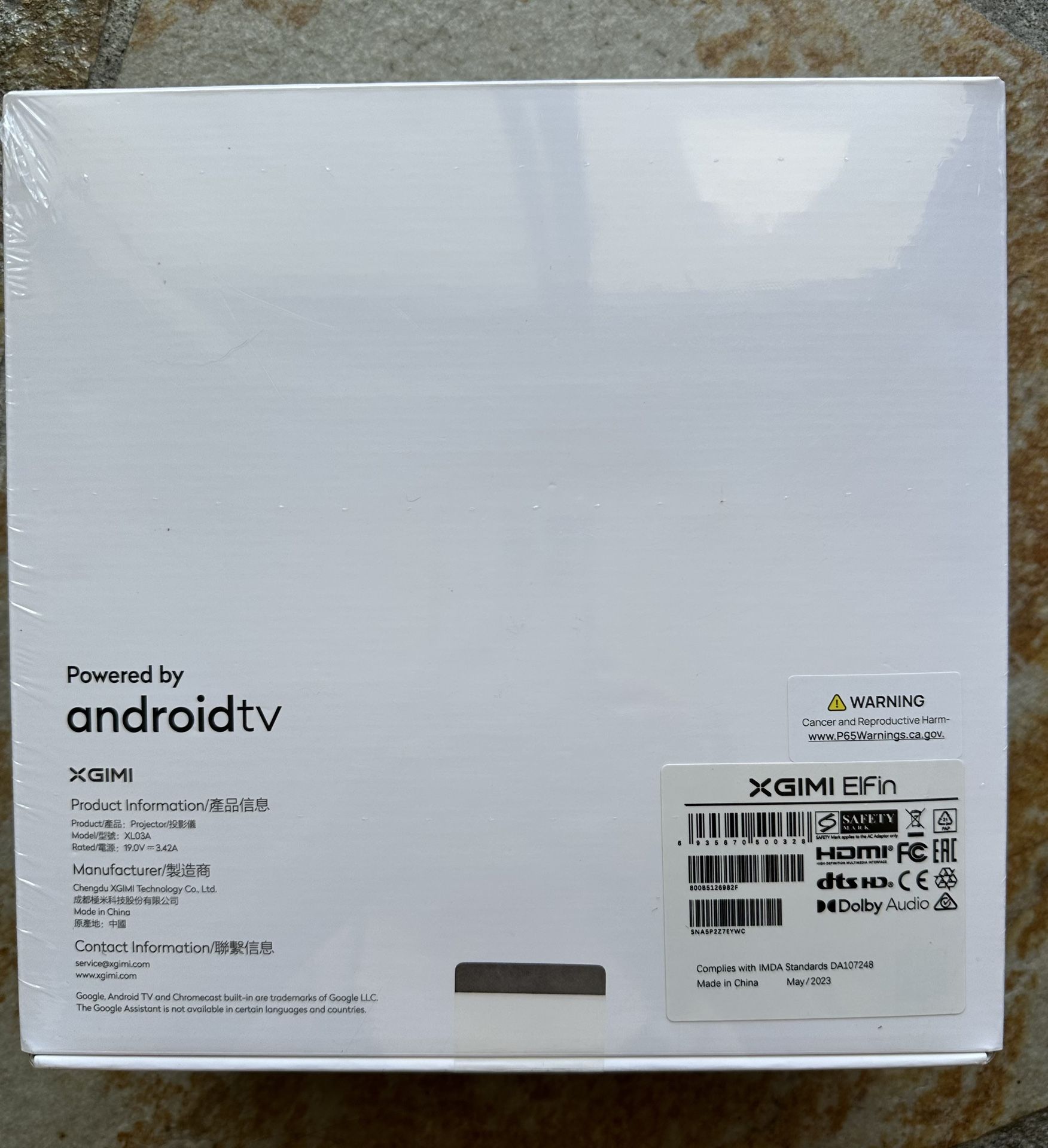 Xgimi Elfin 1080P Home Smart Projector