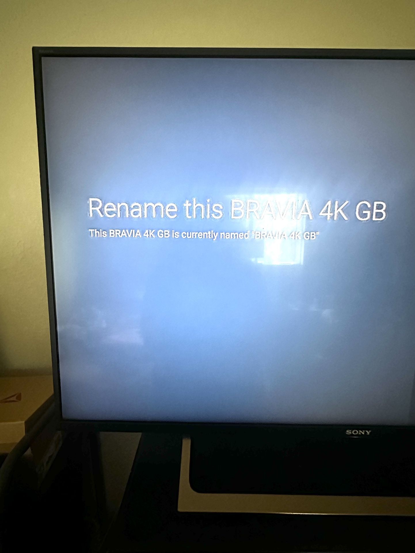 43” Sony BRAVIA 4K GB