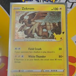 Zekrom Celebrations, Pokémon