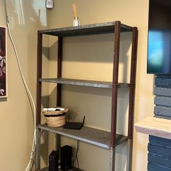 Metal Industrial Vintage Shelving Unit
