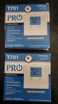 PRO T701 THERMOSTATS