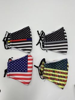Usa american flag mask with filter