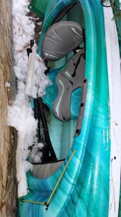 Ram X Athena Kayak With Oars Great Shape