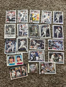 New York Yankees Baseball Card Lot Current Former Players