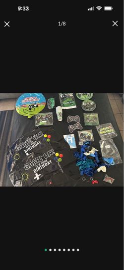 Video game/gamer party supplies
