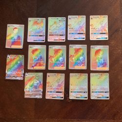 14 Rainbow Rare Pokémon Cards
