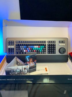 Blackmagic Design DaVinci Resolve Editor Keyboard with Resolve Software