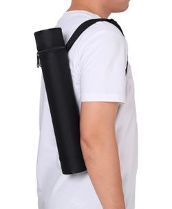 MTG Playmat Tube Storage Bag Poster Map Storage Tube Hard Inner Heavy Protection Anti-wear Waterproof Oxford Cloth Adjustable Shoulder Strap Fits 14in
