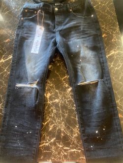 Black Purple Jeans