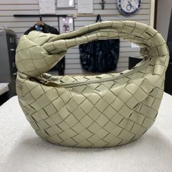 Bottega Veneta Nappa Intrecciato Mini Jodie Green Bag 