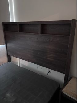 Queen size bed frame and box frame