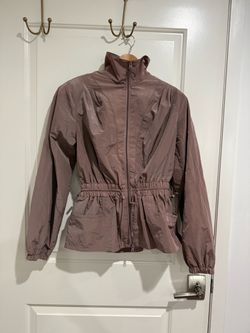 LPA Mauve Zip-Up Windbreaker Jacket