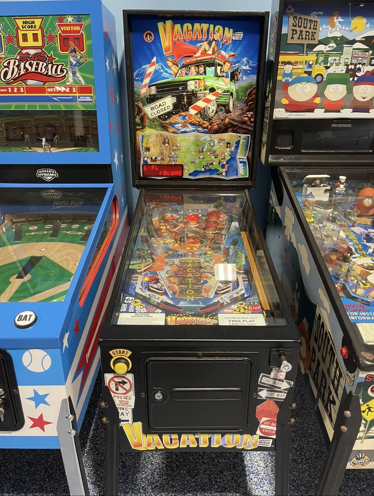 Vacation America Pinball Machine Arcade