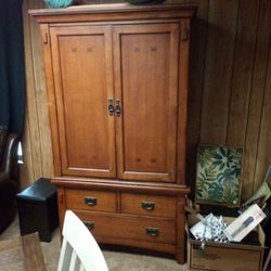 Solid Wooden Armoire