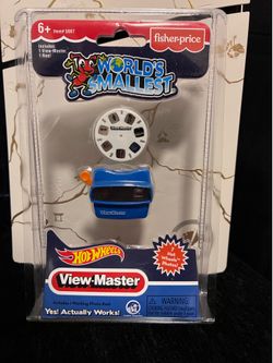 World’s Smallest View-Master -HotWheels- New