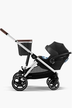 Cybex infant car seat and stroller set w/ basket
