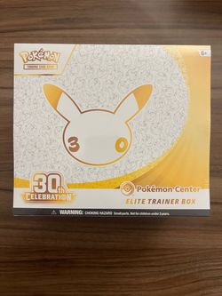 30th Celebration Pokemon Center Elite Trainer Box (Small Tear)