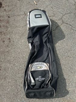 Bag boy padded travel golf bag on wheels