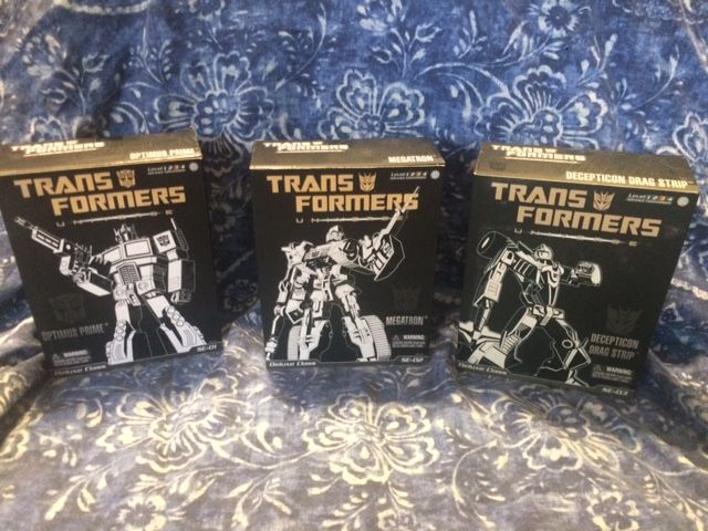 SPECIAL EDITION NEW IN BOX TRANSFORMERS UNIVERSE DELUXE CLASS FIGURES