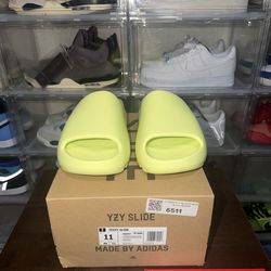 Adidas Yeezy Slide Glow Green 11