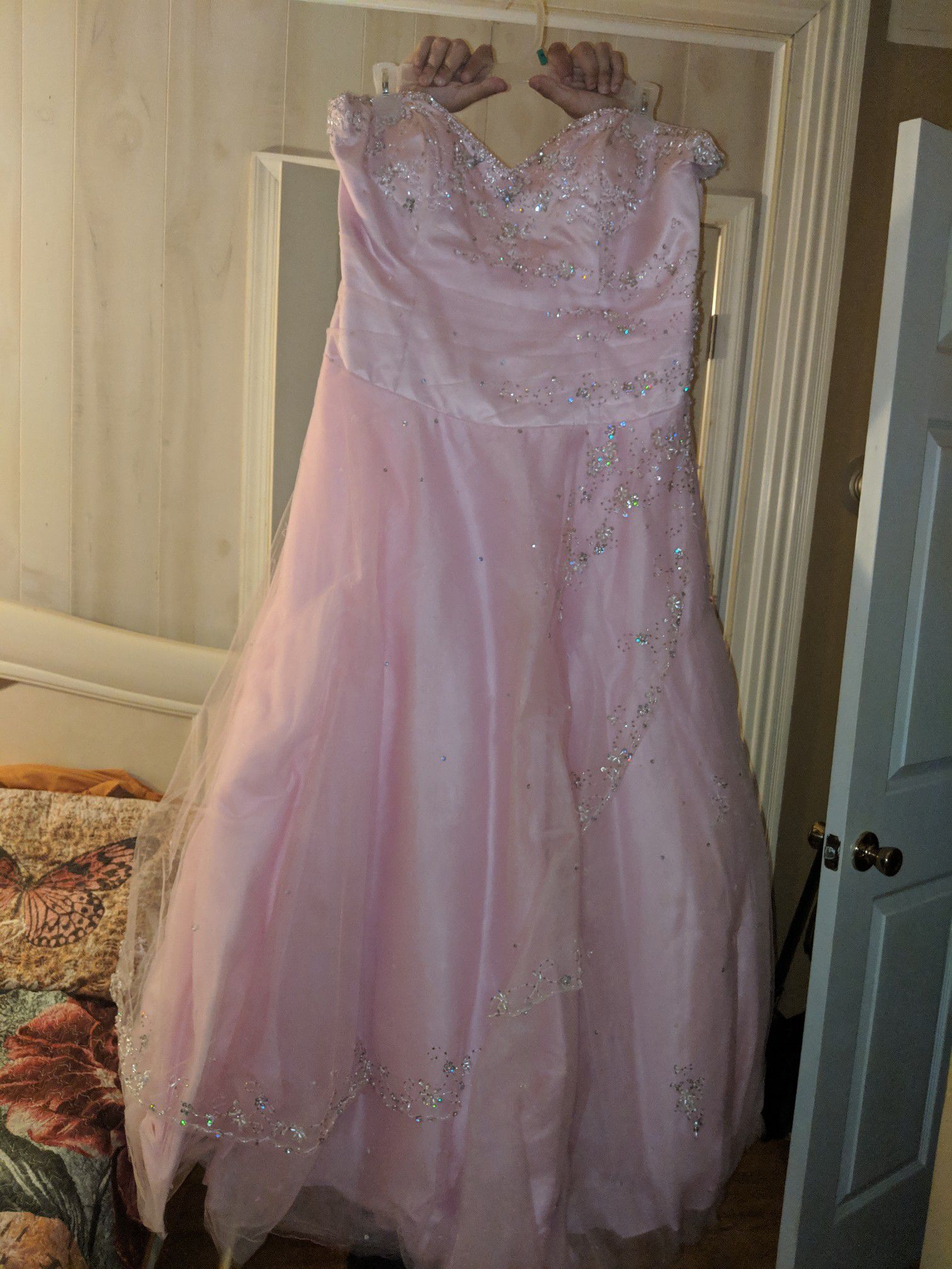 Plus size prom dress