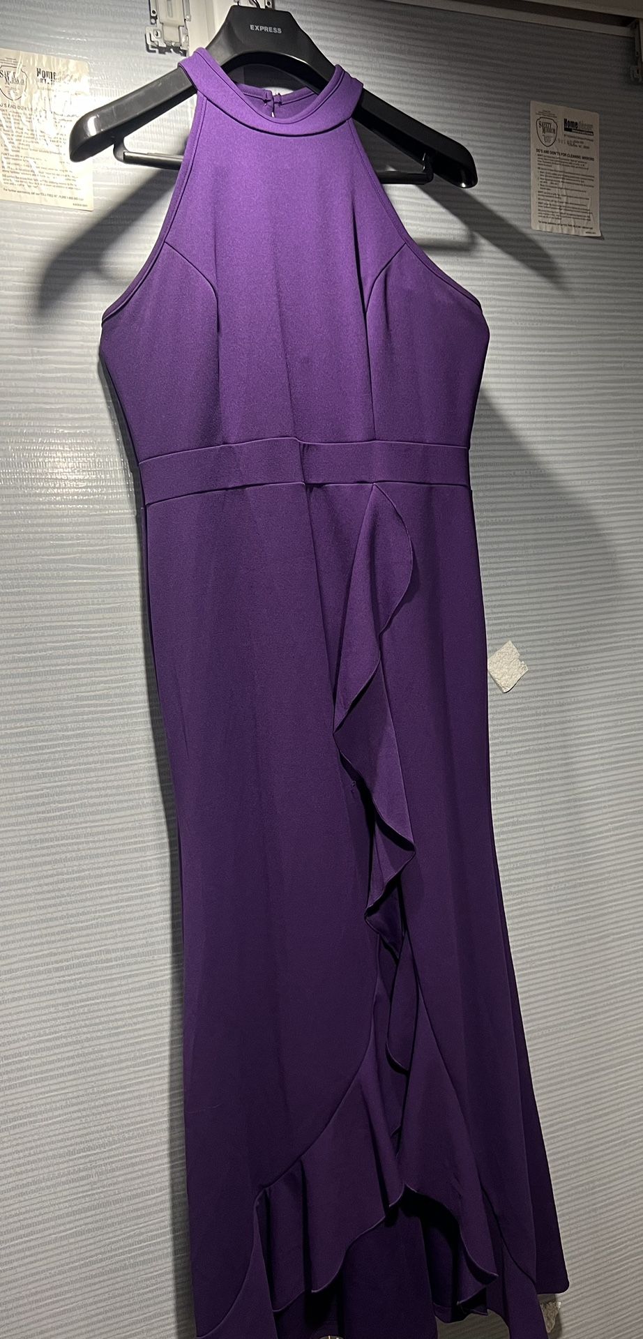 Long Evening Dress- Purple
