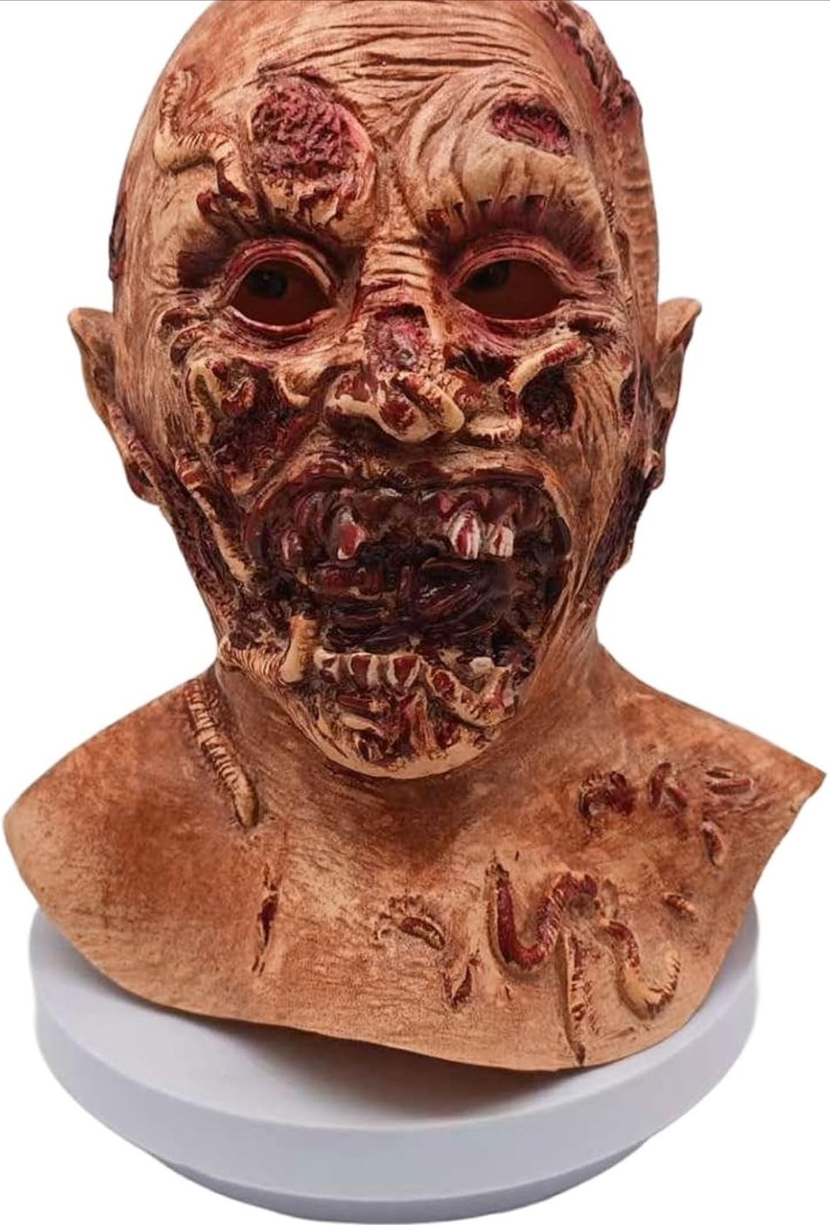 Zombie Latex Mask, suitable for Role-Playing Props in Horror Haunted House Themed Parties
