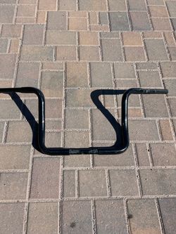 Carlini design ape hanger motorcycle handlebars