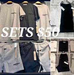 ESSENTIALS SHORTS/SHIRTS