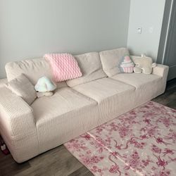 Corduroy, soft cloud Cream Sofa