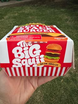 Keycraft The Big Squish Peel 'N Stack Burger Toy