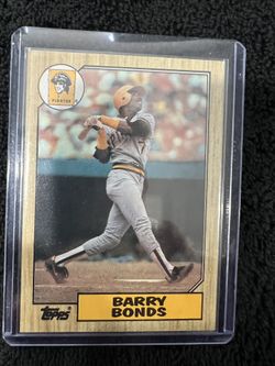 1987 Barry Bonds RC 6 Errors