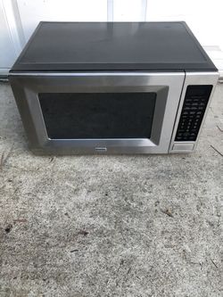 Large Stainless Steel Microwave