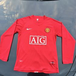 *BEST OFFER* RONALDO MANCHESTER UNITED SOCCER JERSEY LONG SLEVE MEDIUM