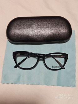 Bebe Black Cat-Eye Eyeglass Frames bb5156
