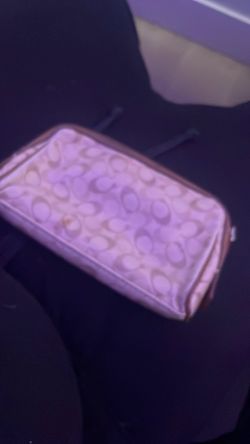 Coach makeup bag
