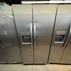 33” FRIGIDAIRE OPEN BOX SIDE BY SIDE 2 DOOR REFRIGERATOR 