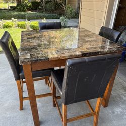 Dining Table And Chairs - $100