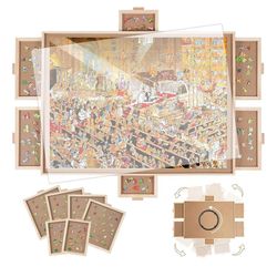 1000 Pieces Rotating Puzzle Board