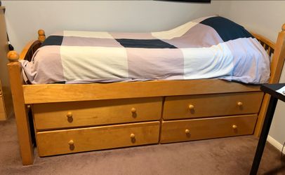 Twin Captain's Bed with Storage Drawers