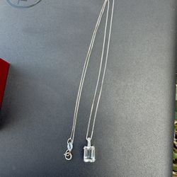 Italy Custom 18k White Gold Necklace 