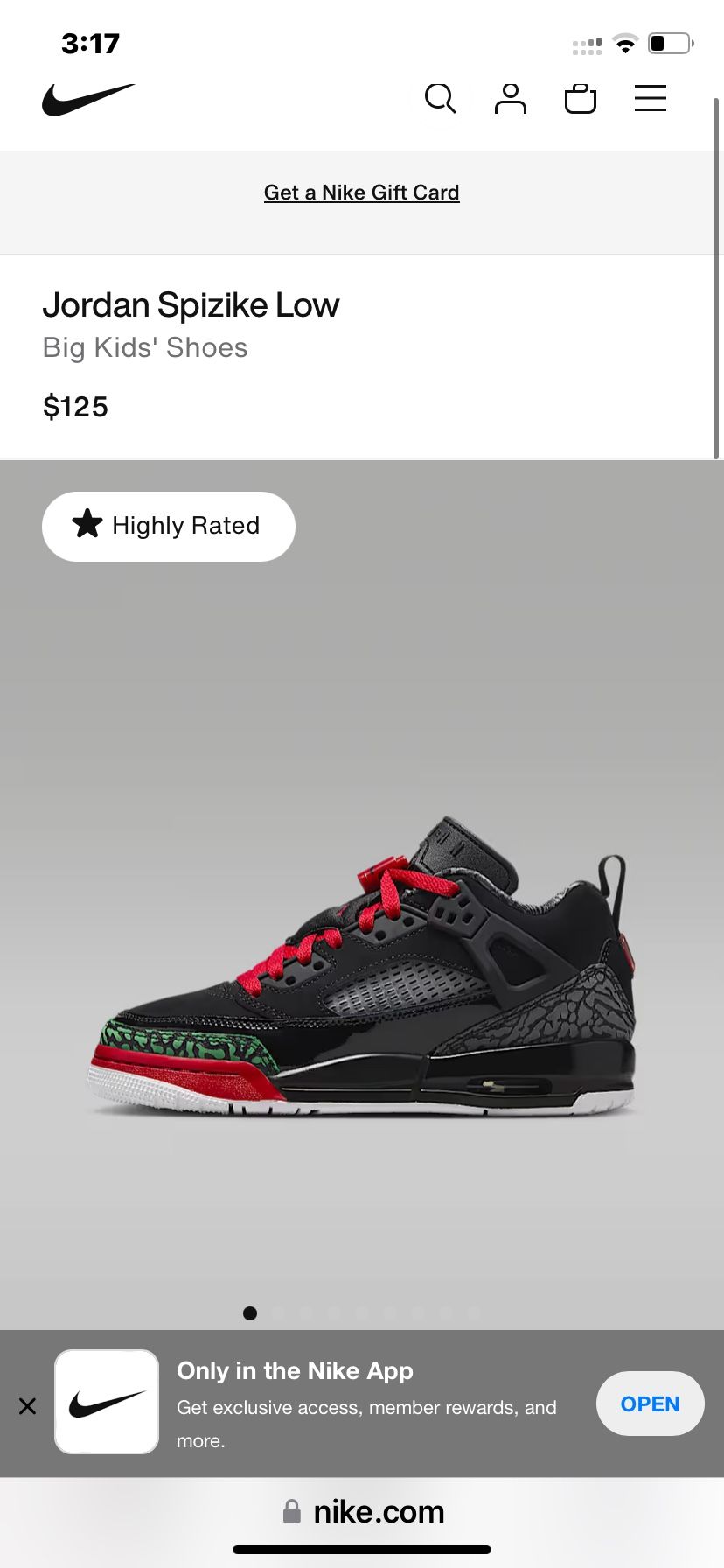 Jordan Spizike low