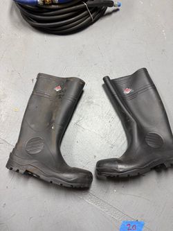 MCR Safety Black Rubber Work Boots size 12