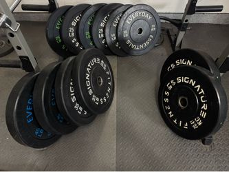 370lbs of Olympic Bumper Plate
