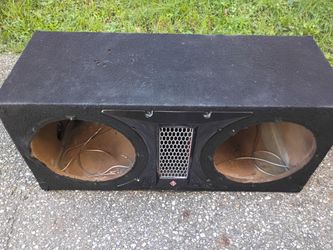 2 12 Rockford fosgate ported great box could use new fabric lol $50firm price pickup only serious buyers please yes it is available