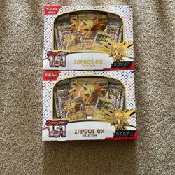 151 Pokemon Zapdos EX Collection Box
