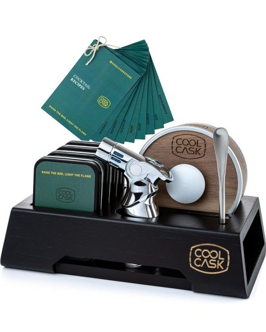 NEW! Cool Cask Silver Cocktail Smoker Kit 