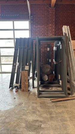 Steel door frame