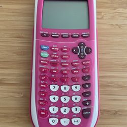 Texas Instruments TI-84 Plus Silver Edition GRAPHING CALCULATOR (pink)