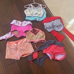 Lot Of Small And Medium Dance Shorts Tops Jazz Practice 